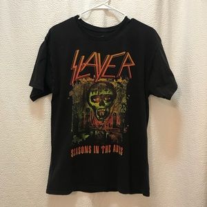 VINTAGE Slayer Concert Tee Metal Black Shirt